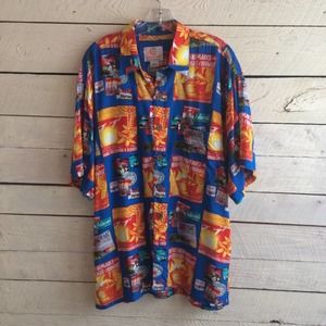 Men’s Hawaiian shirt - Pineapple Moon - rayon